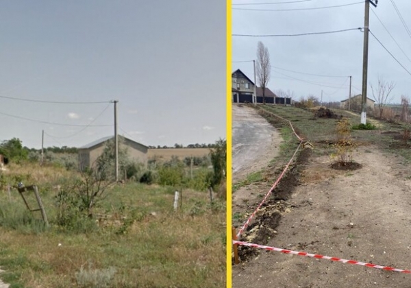 В пригороде Одессы на месте бывшей свалки разбивают парк